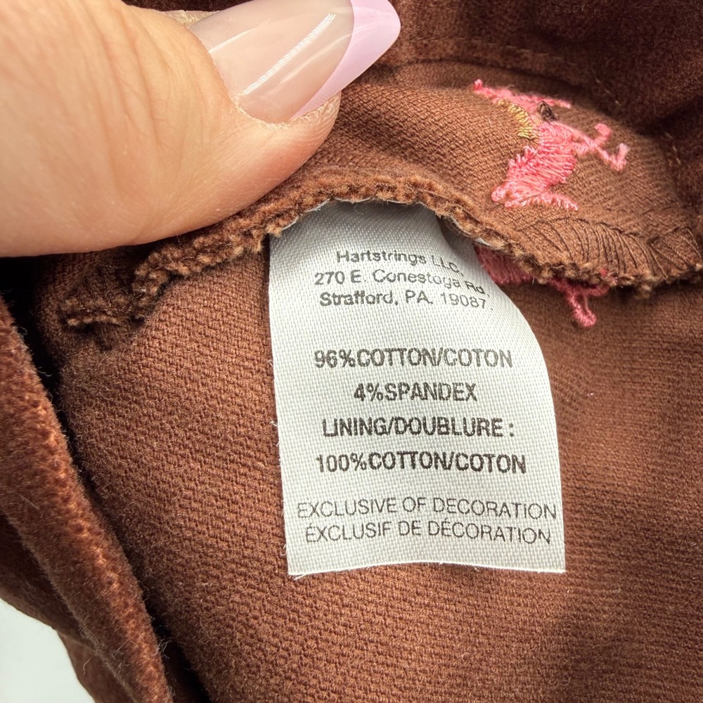 Hartstrings 12M Embroidered Horse Dress 3 Pc Set Pink Brown Baby Girl Outfit - Picture 13 of 16